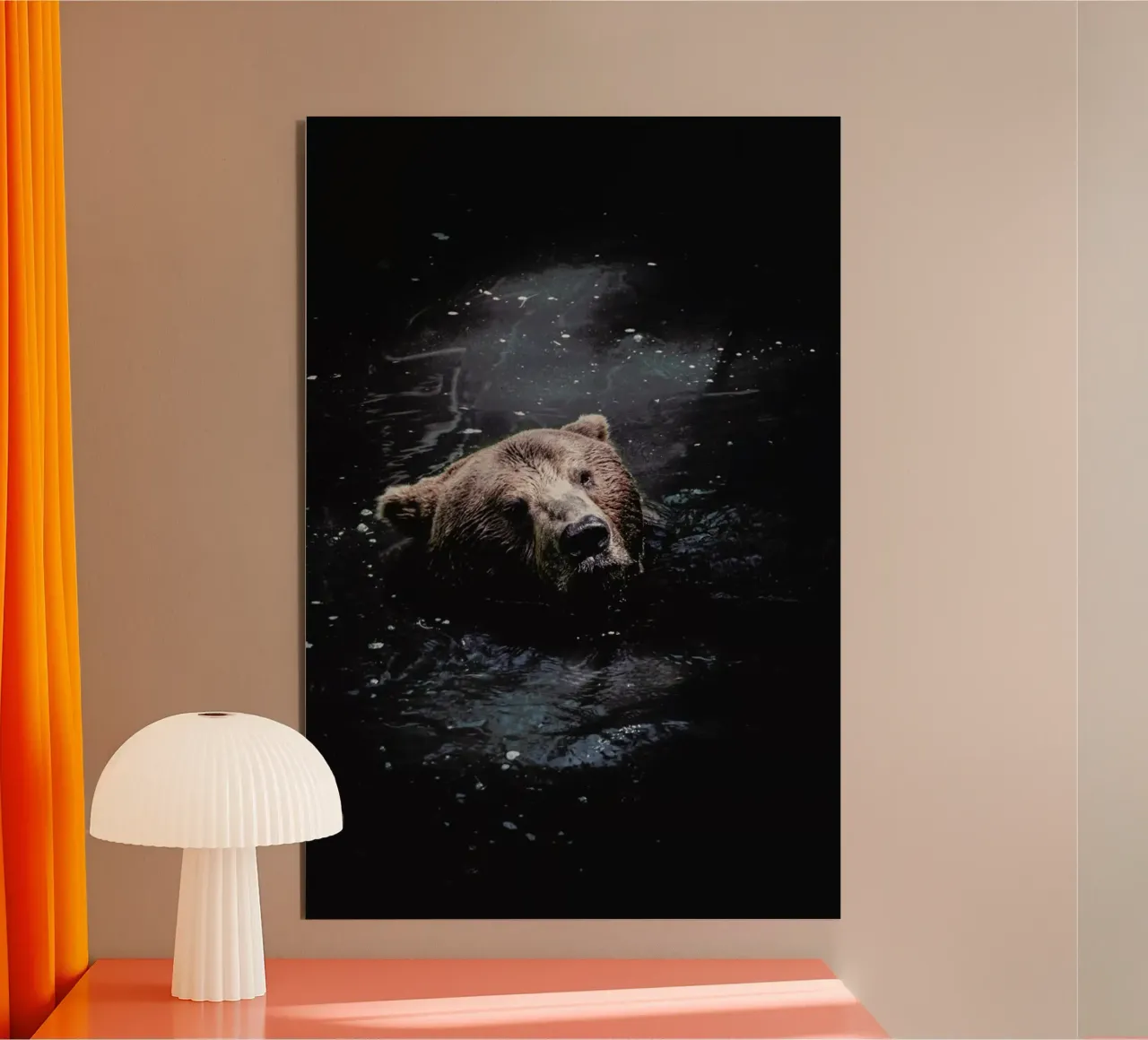 Grizzly Paddle @nilsleithold alluminio dibond da EyeEm Mobile GmbH