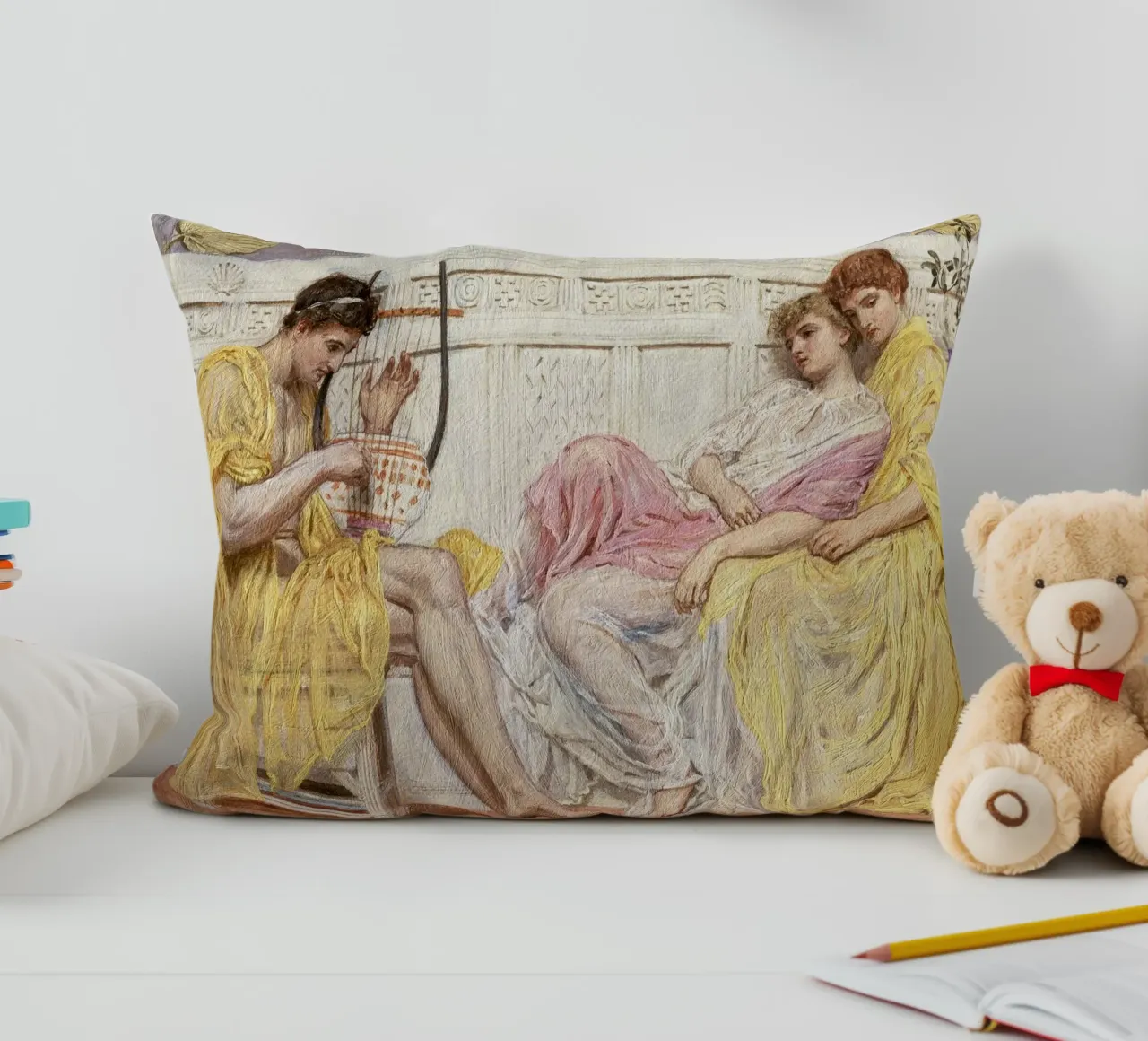 Albert Moore: "Un musicista" - Movimento Estetico Classico Be cuscino da NorwesClub