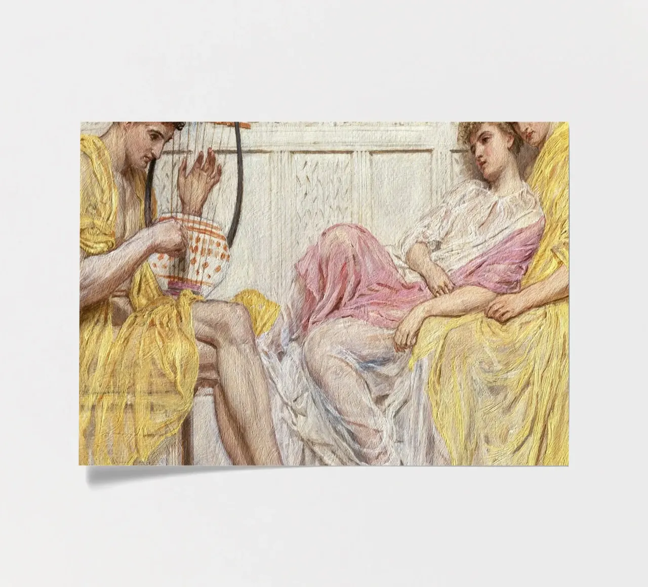 Albert Moore: "A Musician" - Aesthetic Movement Classical Be sticker sheet by NorwesClub