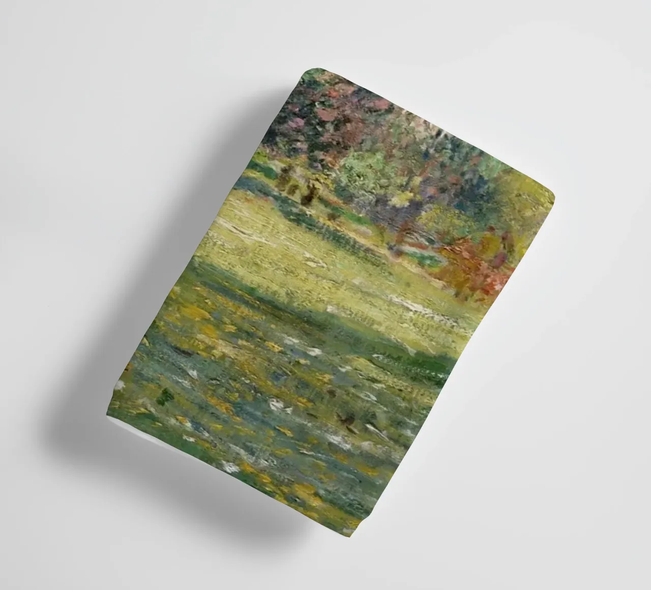 Claude Monet: "The Parc Monceau" - Vibrant Impressionist Gar towel by NorwesClub