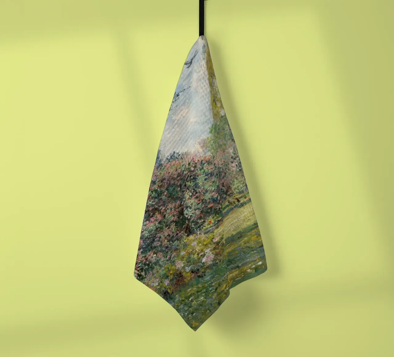 Claude Monet : "Le Parc Monceau" - Vibrant Impressionnist Gar torchon de NorwesClub