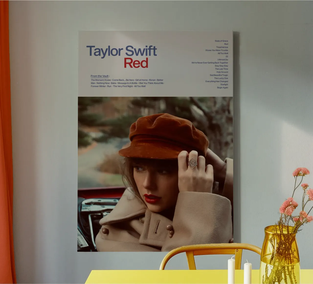 Red Taylor’s Version canvas by Attaboy Dsgn