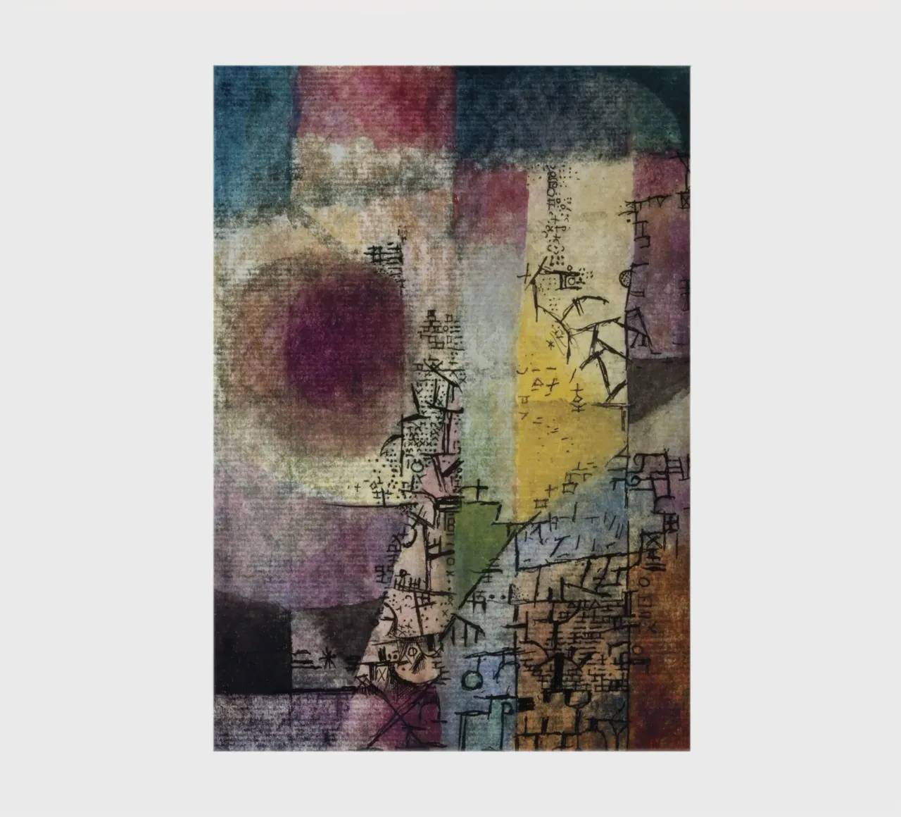 Paul Klee - Abstract Expressionism | Modern Art Geometric Sh notebook by NorwesClub