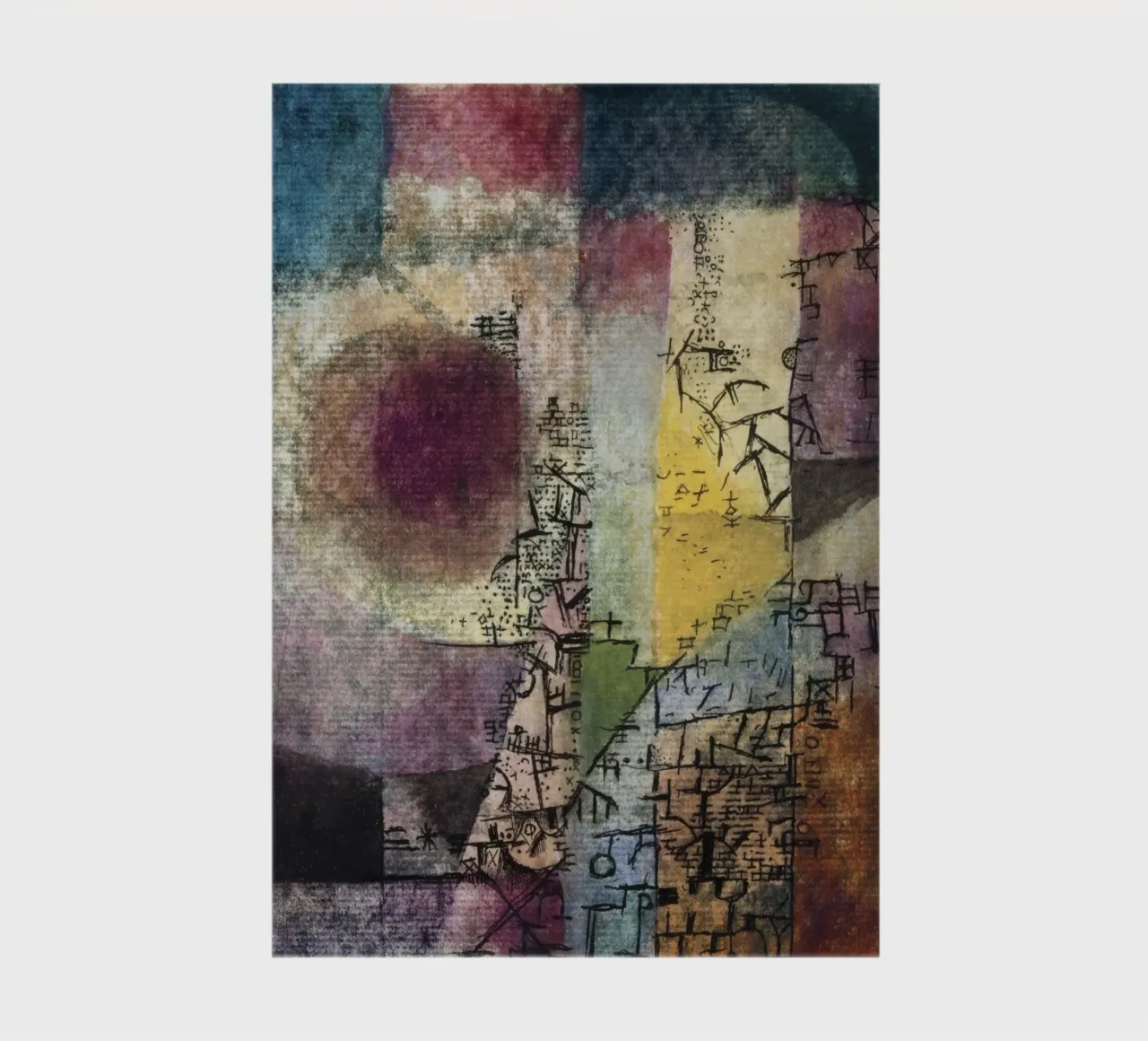Paul Klee - Abstract Expressionism | Modern Art Geometric Sh notebook by NorwesClub