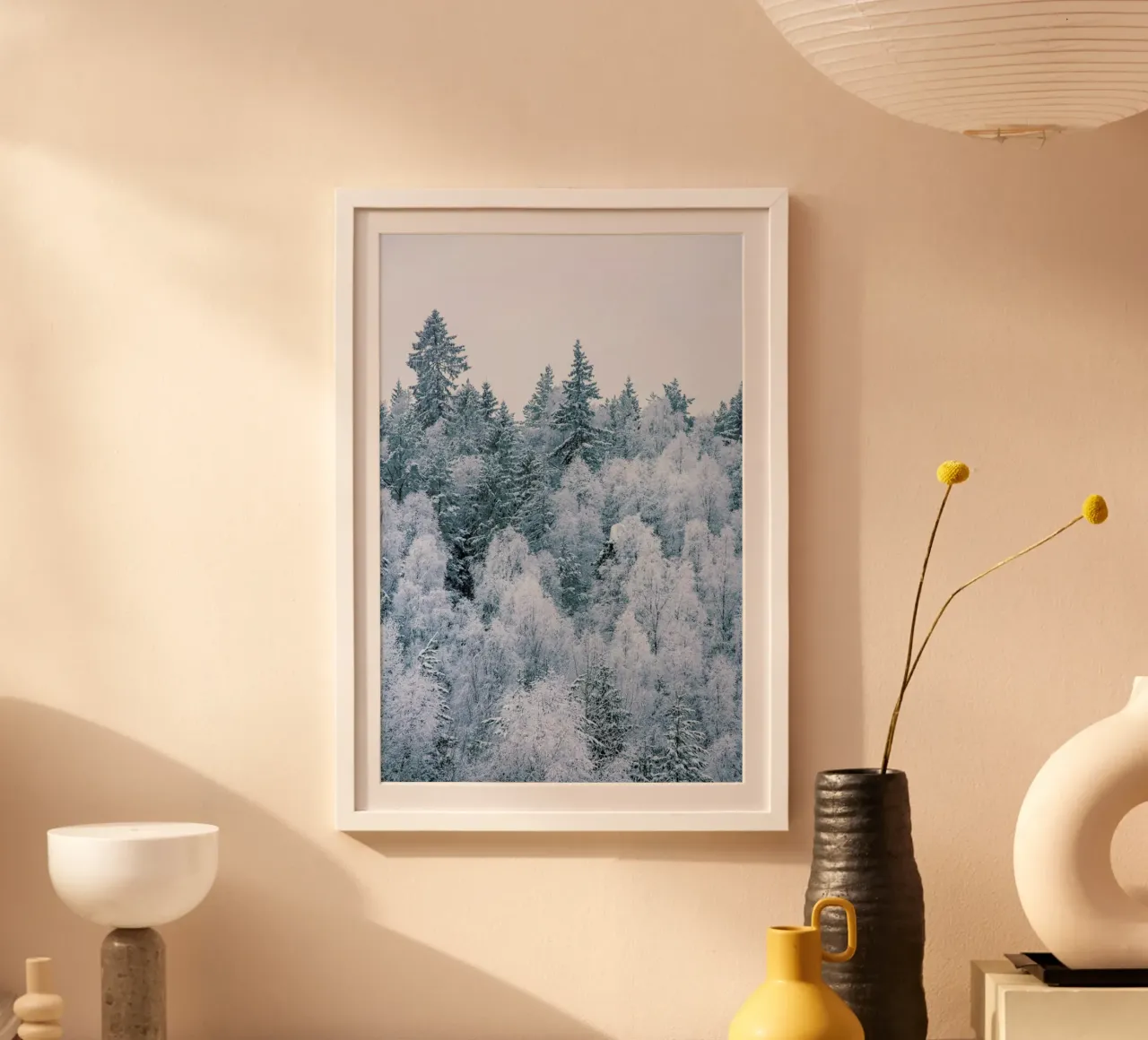 Frosted Firs carta hahnemühle da METROPOLIS