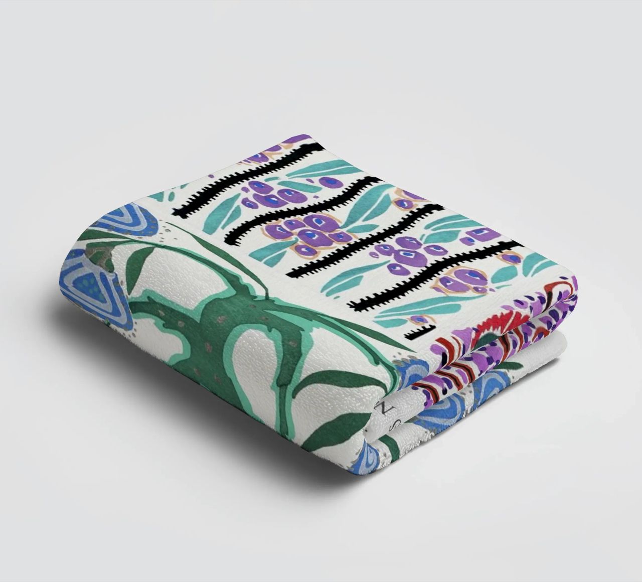 Séguy - Art Nouveau Floral Patterns | Decorative Botanical towel by NorwesClub