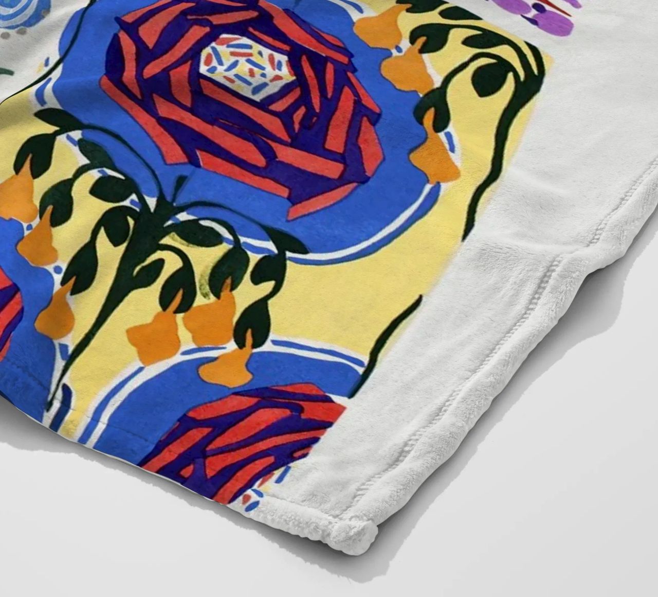 Séguy - Motivi floreali Art Nouveau | Botanici decorativi coperta in pile da NorwesClub