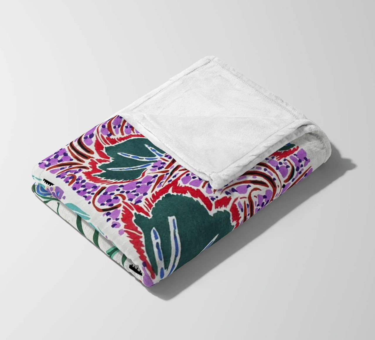 Séguy - Motivi floreali Art Nouveau | Botanici decorativi coperta in pile da NorwesClub