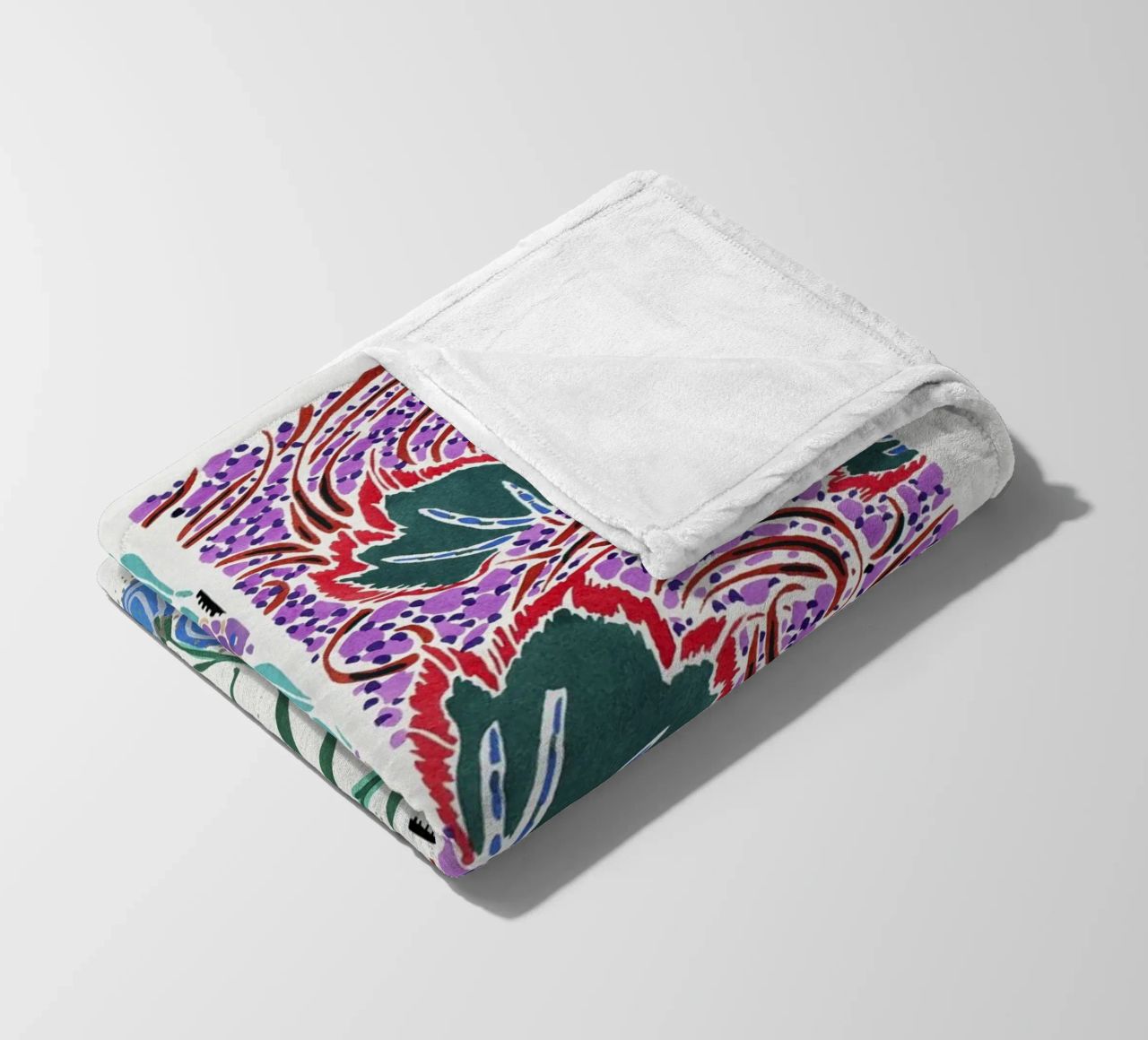 Séguy - Motivi floreali Art Nouveau | Botanici decorativi coperta in pile da NorwesClub