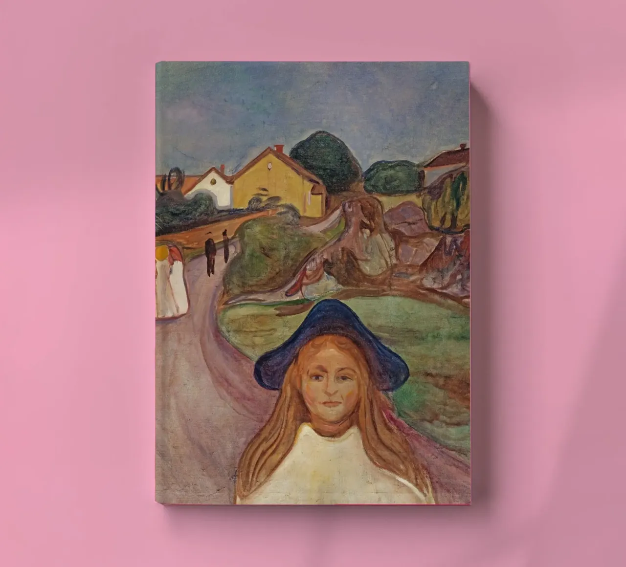 Edvard Munch - Expressionist Road to Aasgaardstrand | Emotio notebook by NorwesClub