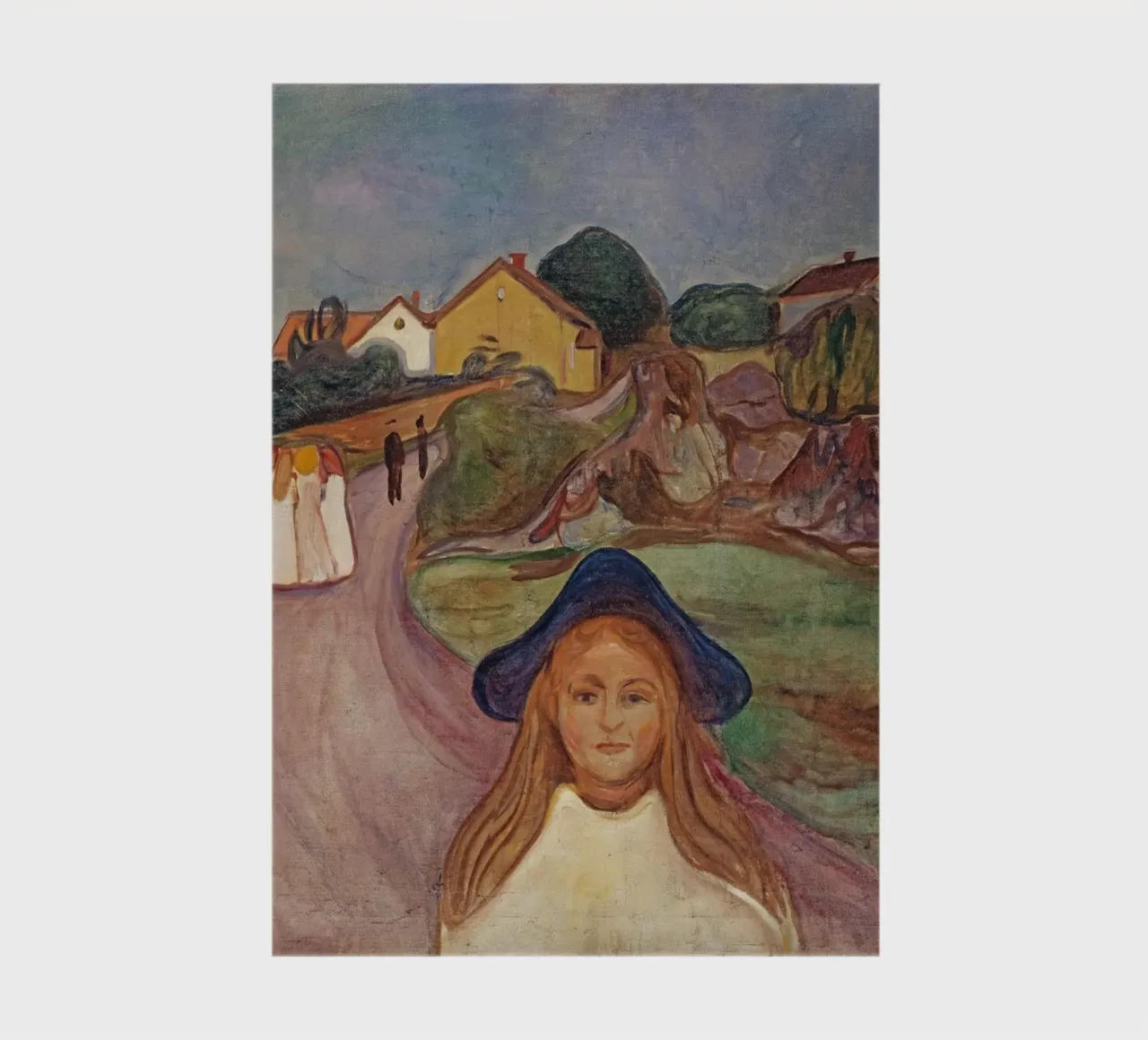 Edvard Munch - Expressionist Road to Aasgaardstrand | Emotio notebook by NorwesClub