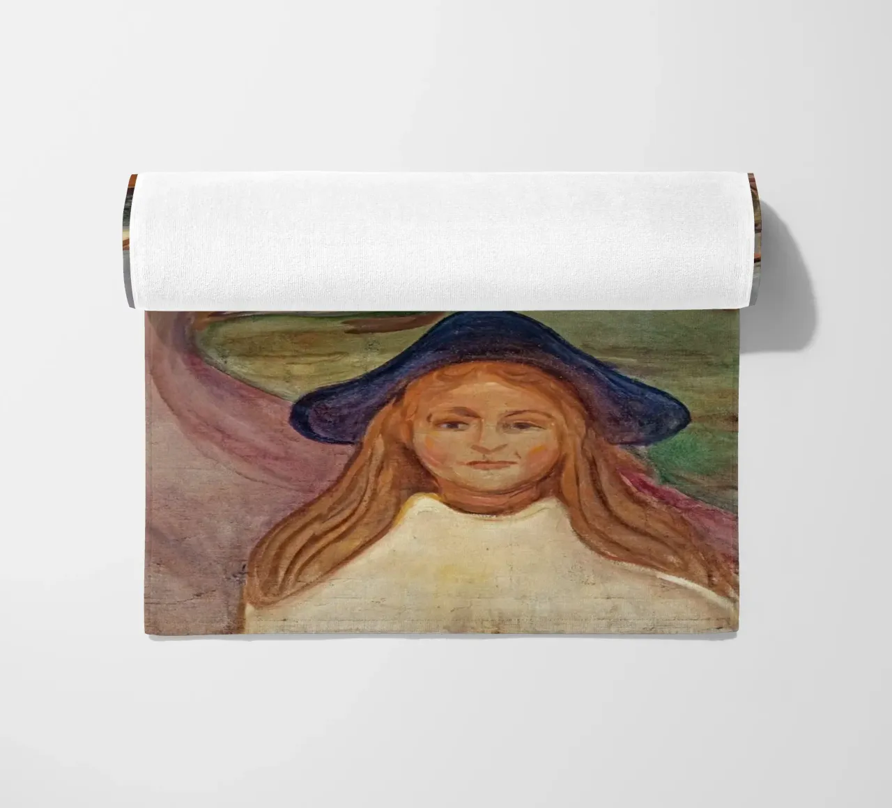 Edvard Munch - Strada espressionista verso Aasgaardstrand | Emotio telo mare da NorwesClub