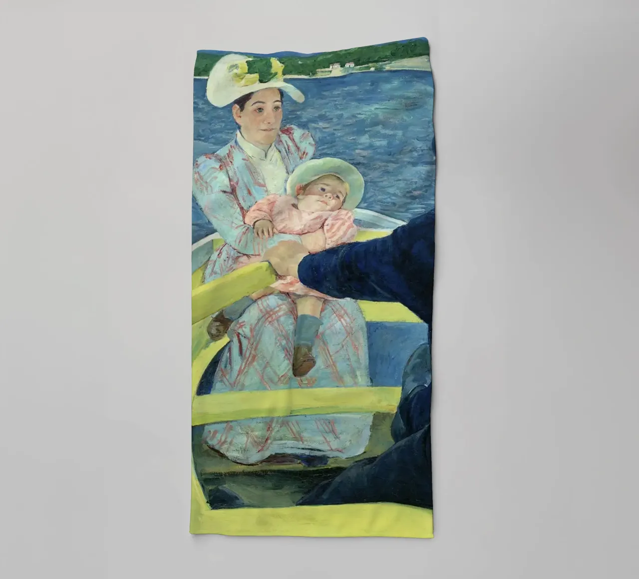 Mary Cassatt : "La fête du bateau", chef-d'œuvre impressionniste serviette de bain de NorwesClub