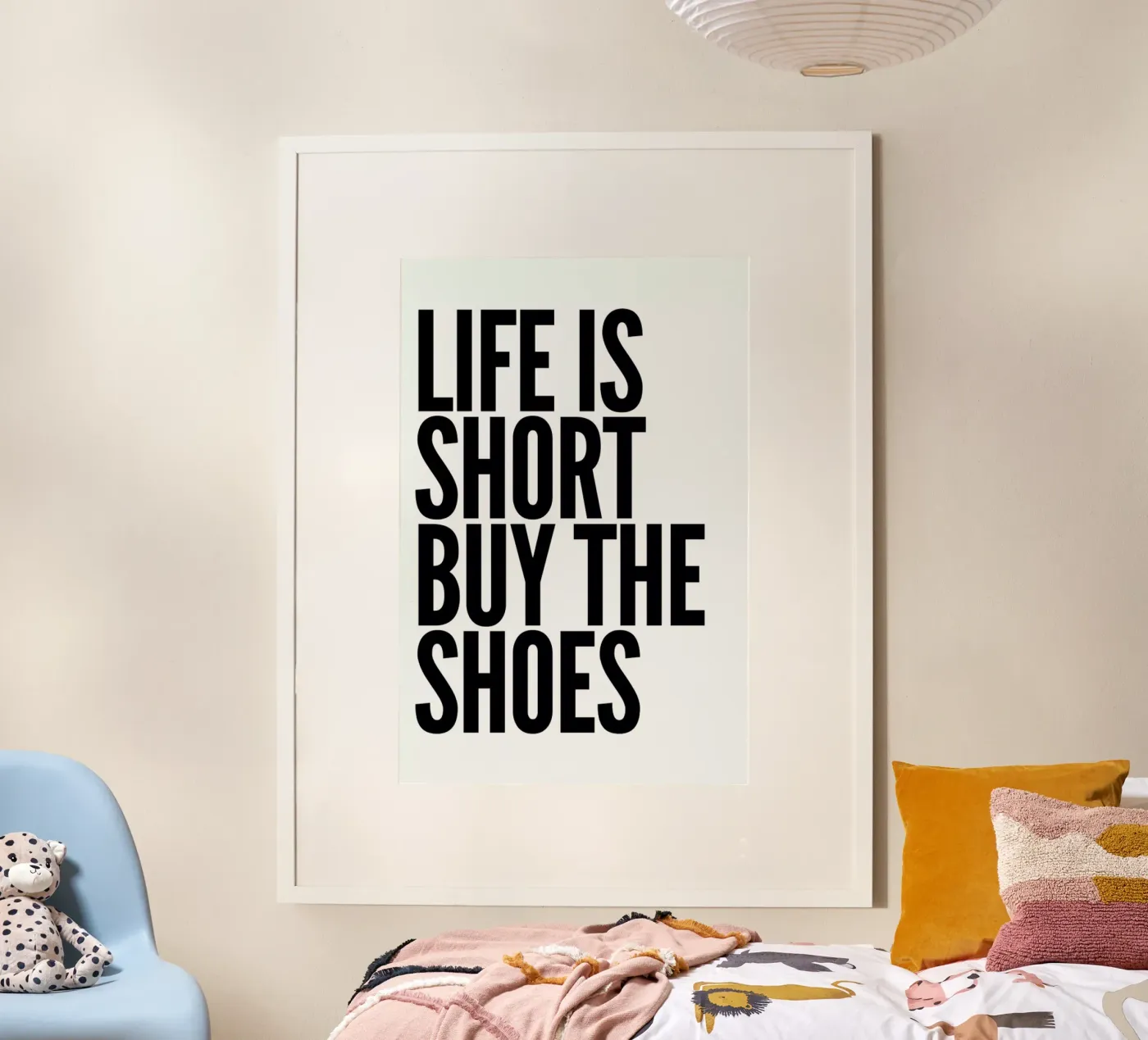 shoes poster by Mottos by Sinan Saydik