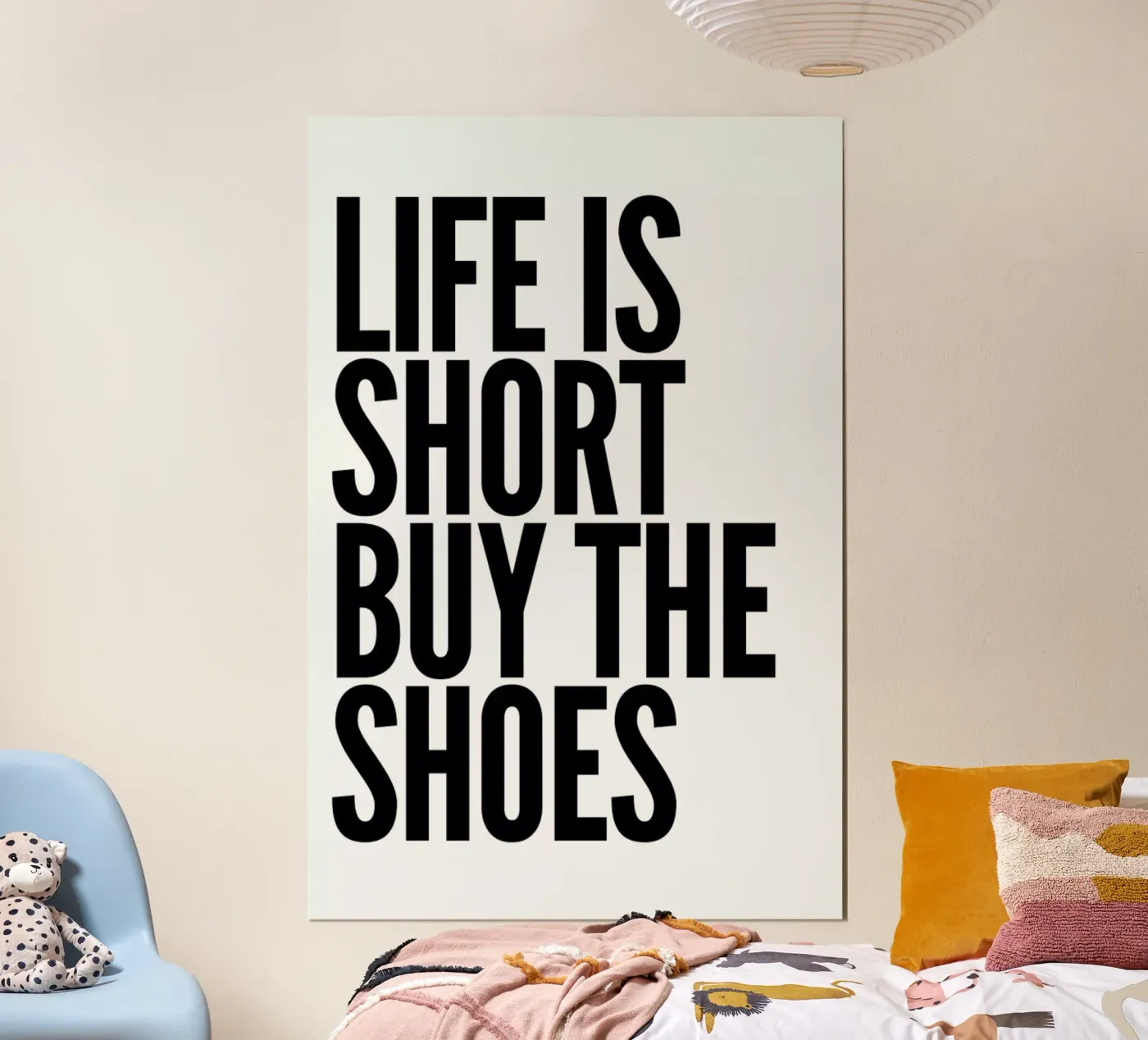 shoes poster by Mottos by Sinan Saydik
