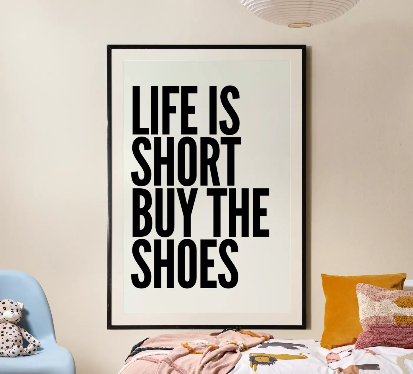 shoes poster by Mottos by Sinan Saydik