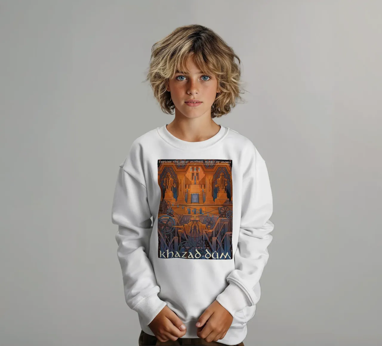 Khazad-Dum, Esplorare le Grandi Miniere di Mithril di Moria felpa bambino da Junkie Movie