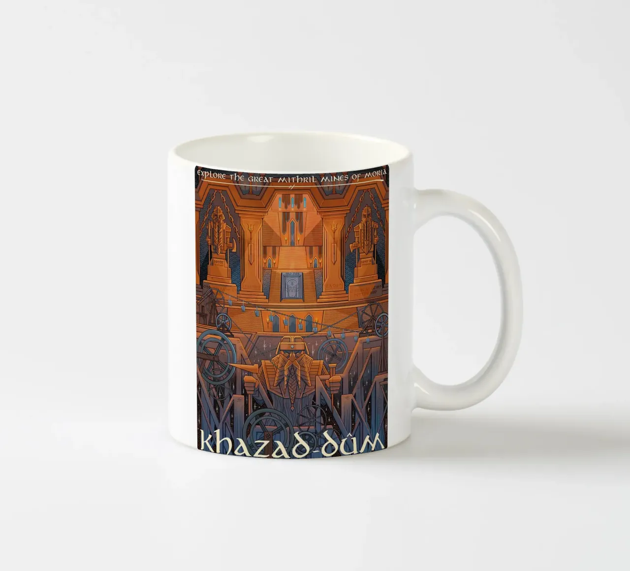 Khazad-Dum, Esplorare le Grandi Miniere di Mithril di Moria tazza in ceramica da Junkie Movie