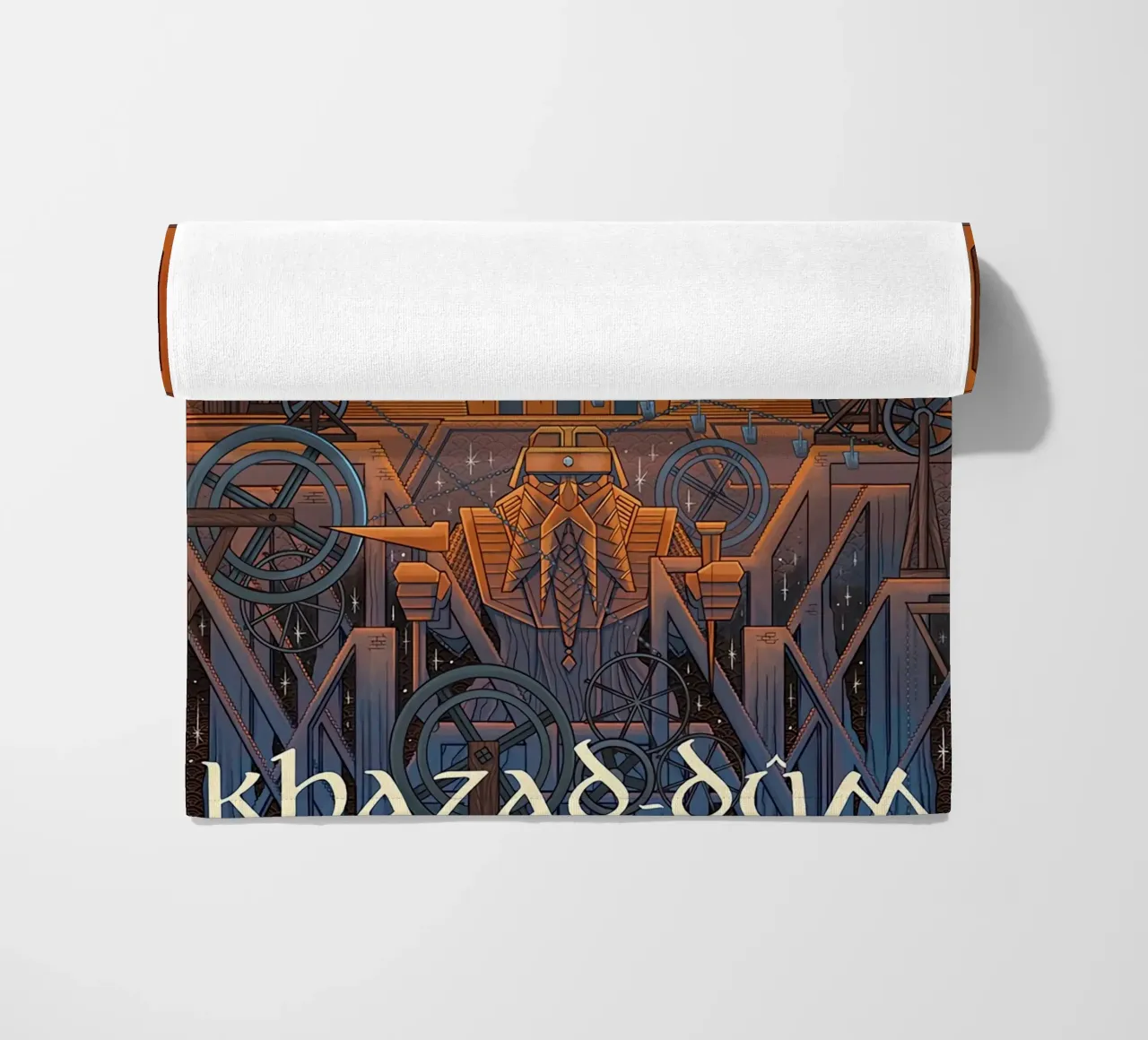 Khazad-Dum, Esplorare le Grandi Miniere di Mithril di Moria telo mare da Junkie Movie