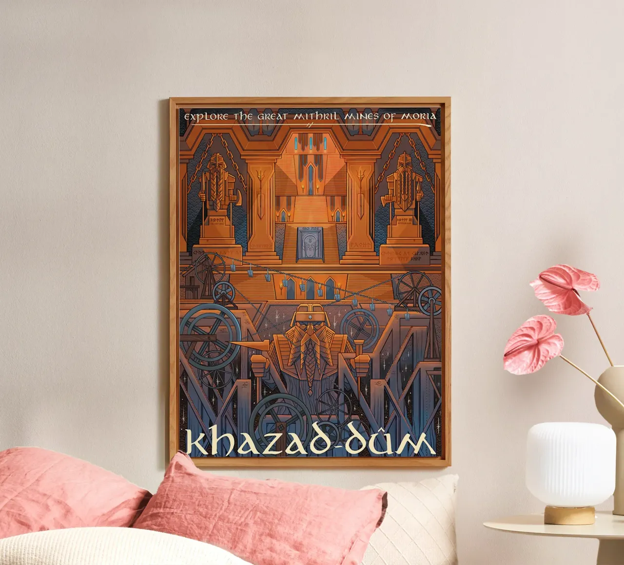 Khazad-Dum, Esplorare le Grandi Miniere di Mithril di Moria alluminio dibond da Junkie Movie