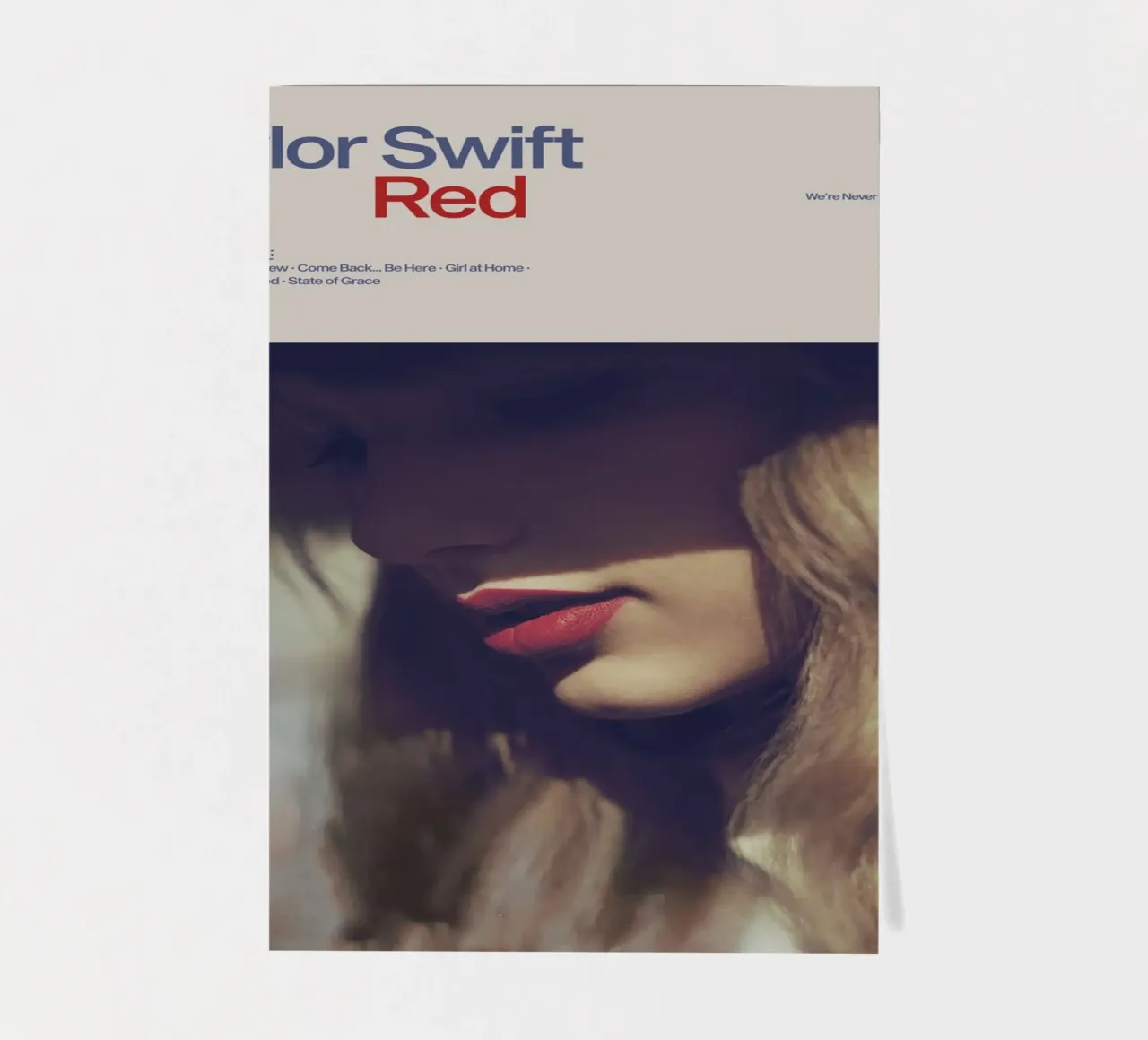Taylor Swift Red foglio adesivo da Attaboy Dsgn
