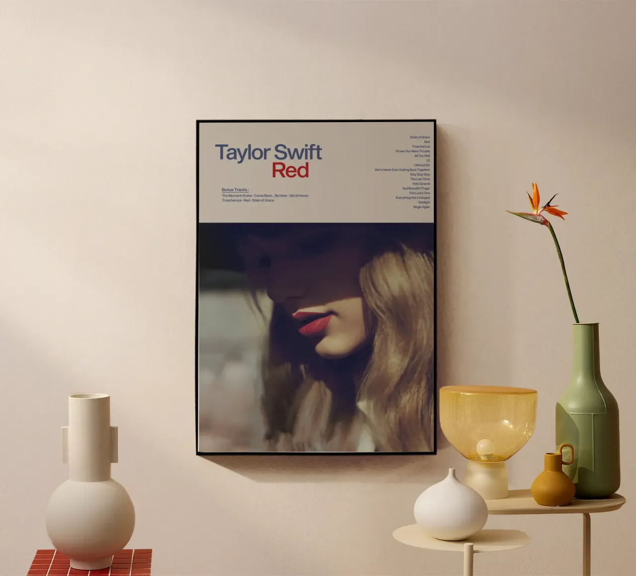 Taylor Swift Red plexiglass da Attaboy Dsgn