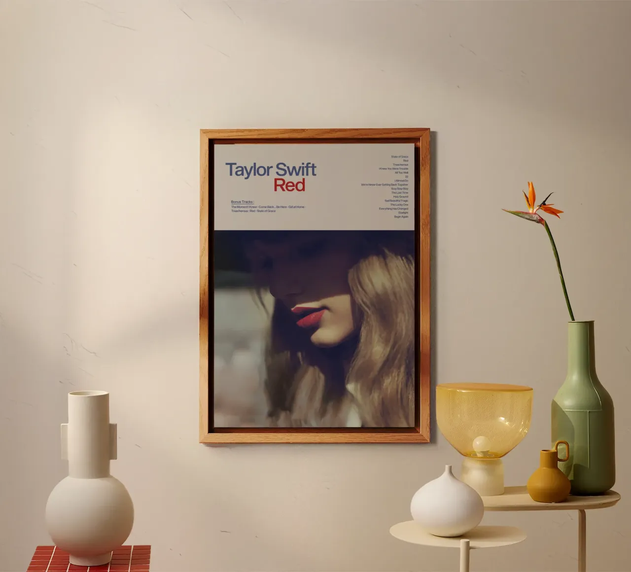 Taylor Swift Red alluminio dibond da Attaboy Dsgn