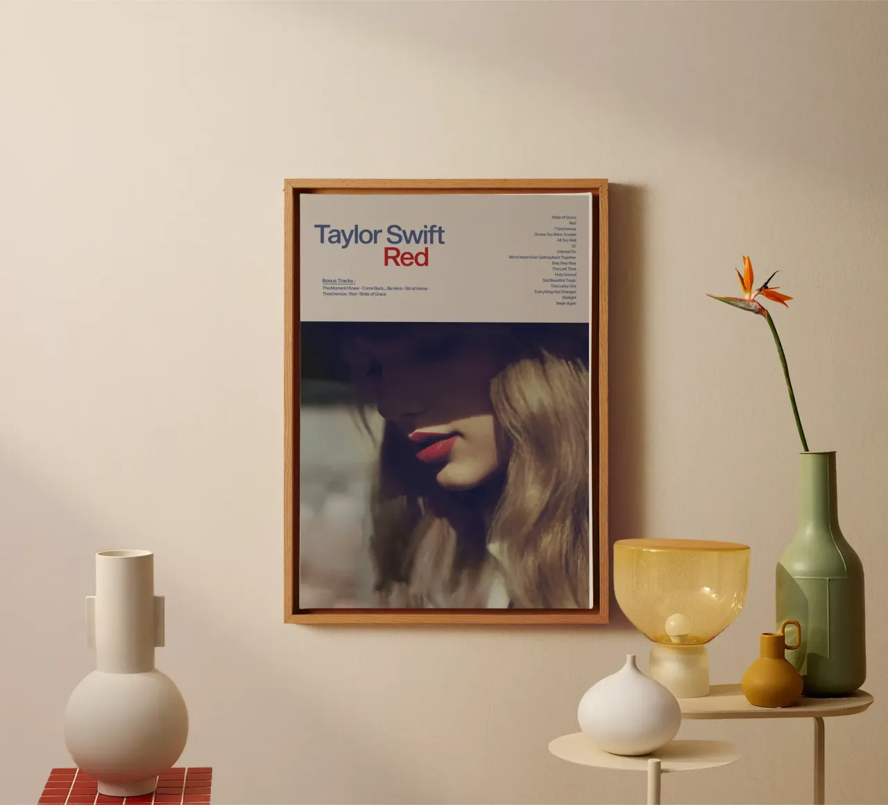 Taylor Swift Red tela da Attaboy Dsgn