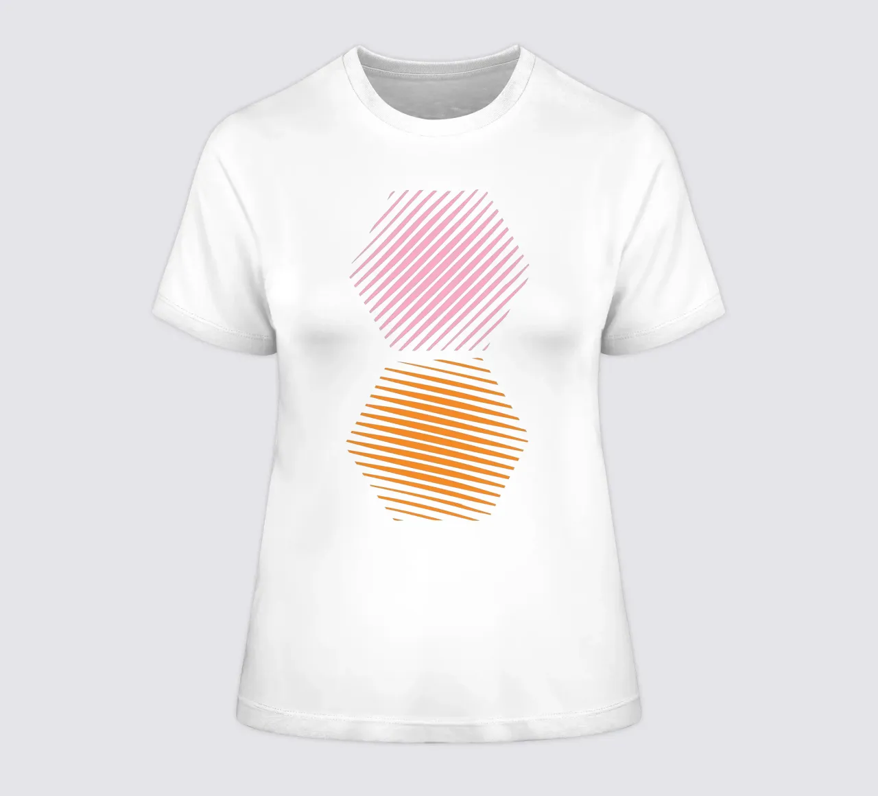 Stappen dames t-shirt getailleerd van Rose Beck Art