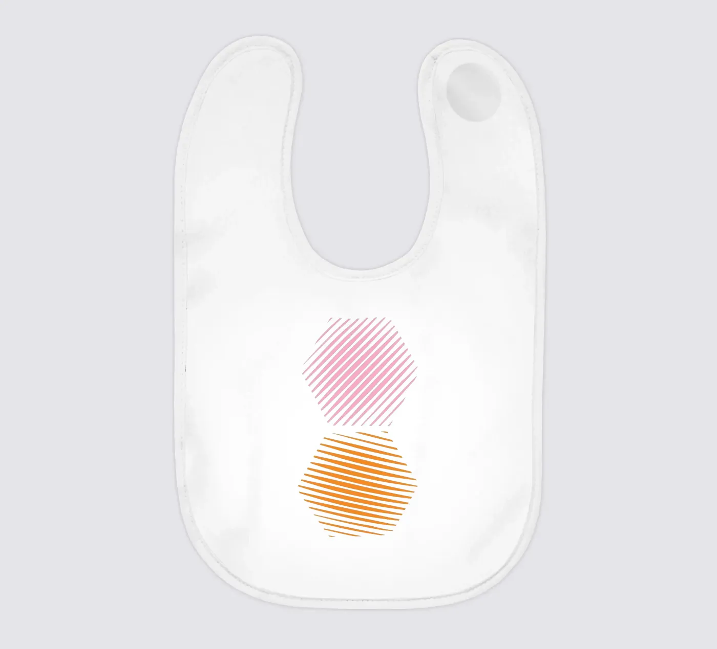 Steps baby slabbetje van Rose Beck Art