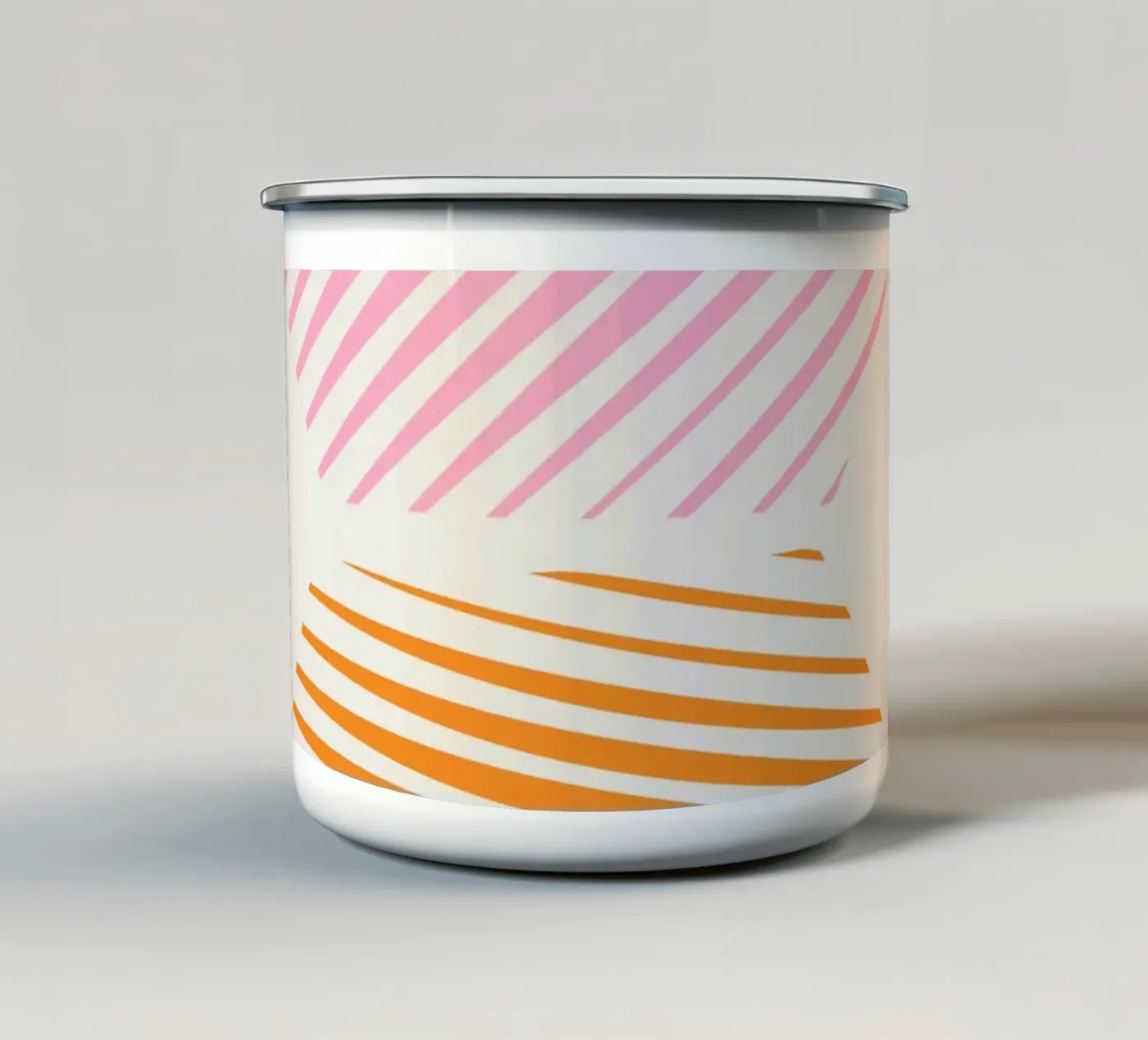 Steps enamel mug by Rose Beck Art
