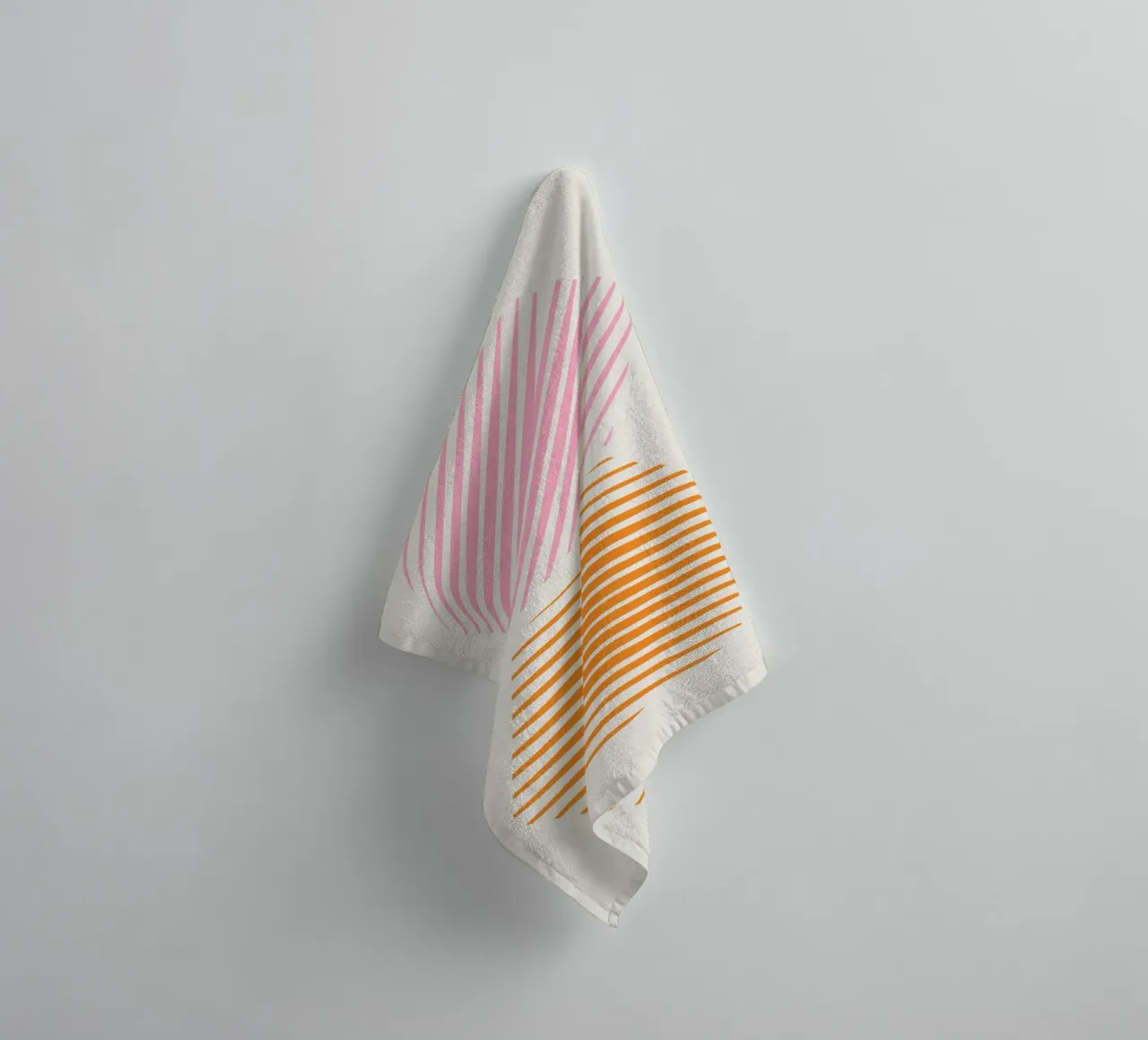 Steps towel by Rose Beck Art