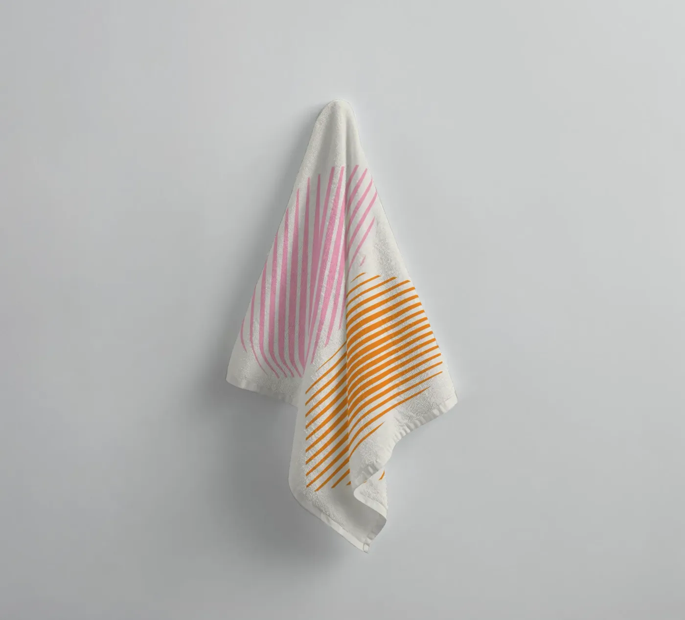Steps towel by Rose Beck Art