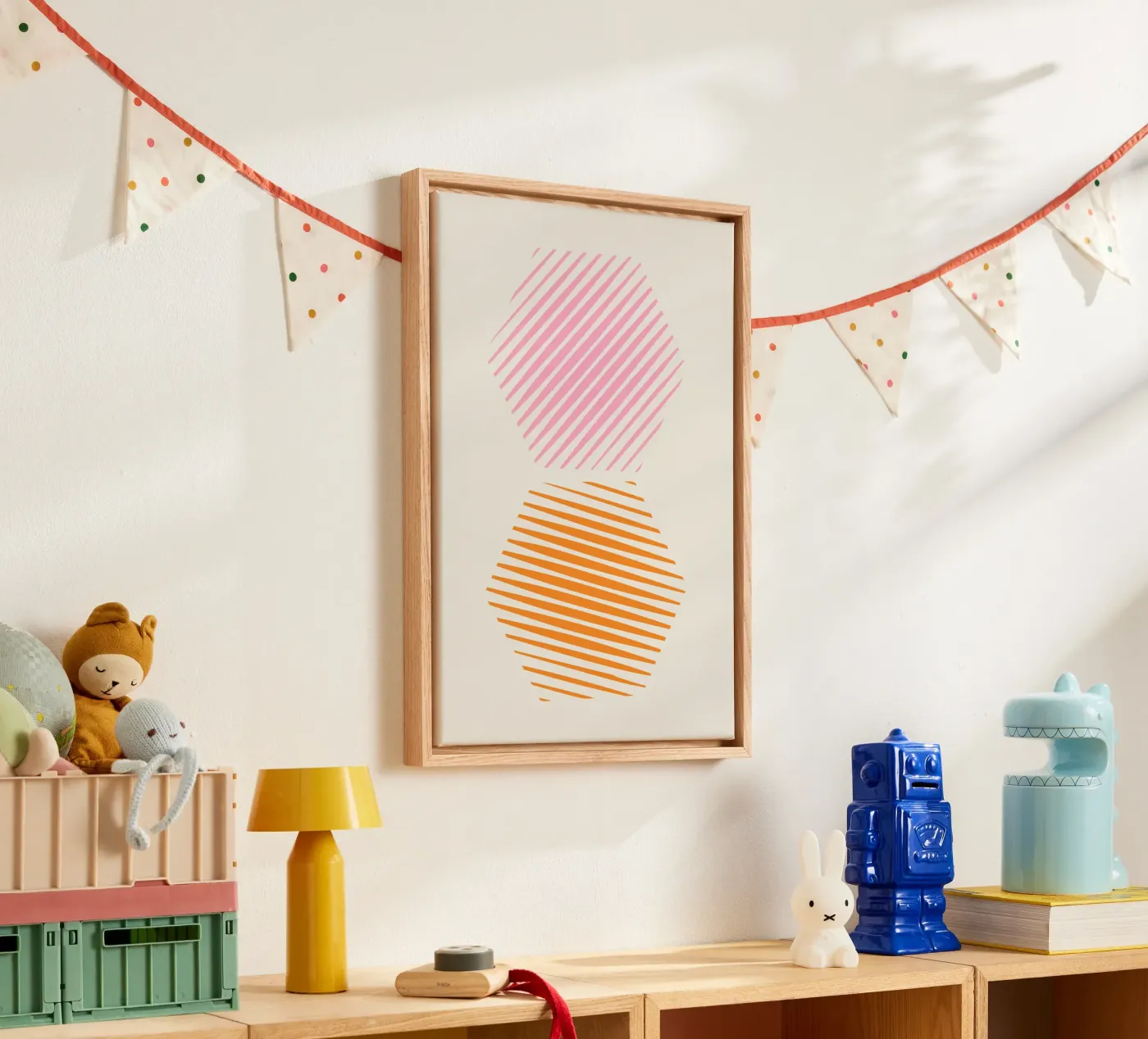 Stappen canvas van Rose Beck Art