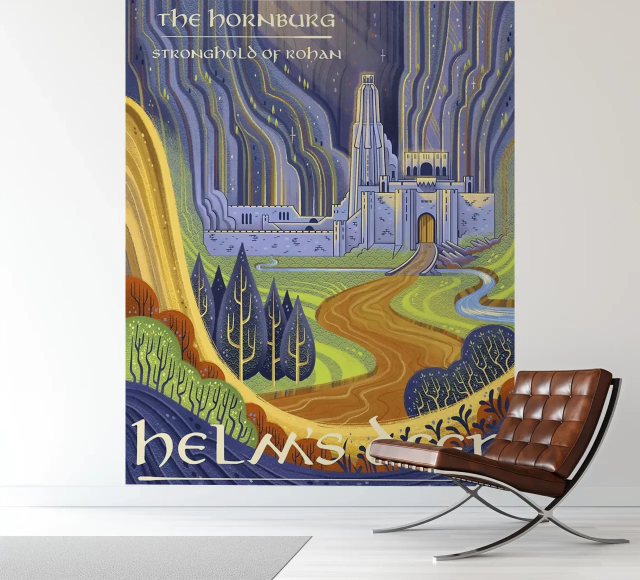 The Hornburg Helm's Deep, Stronghold of Rohan photo wallpaper by Junkie Movie