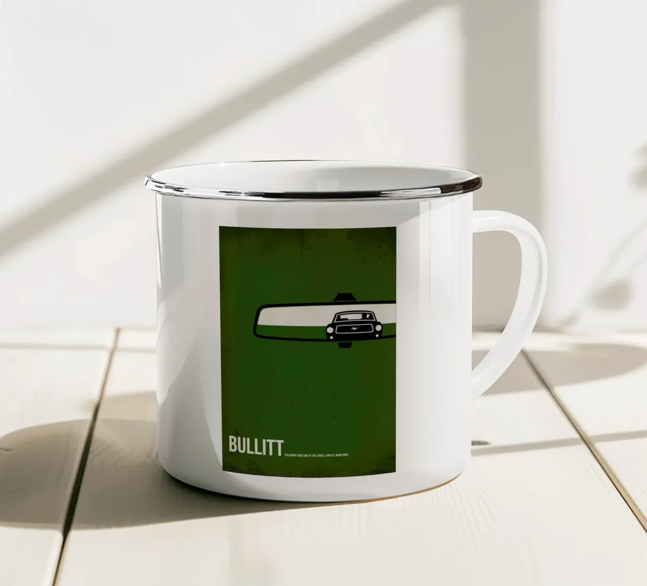 Bullitt tazza in smalto da Naxart