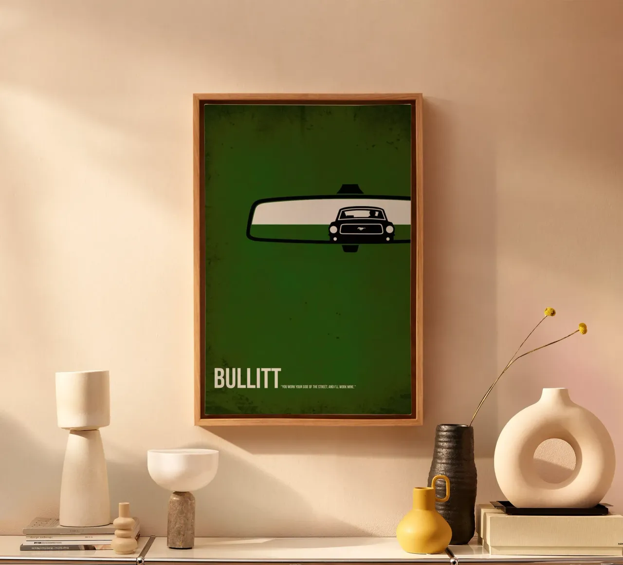 Bullitt tela con Cornice a cassetta da Naxart