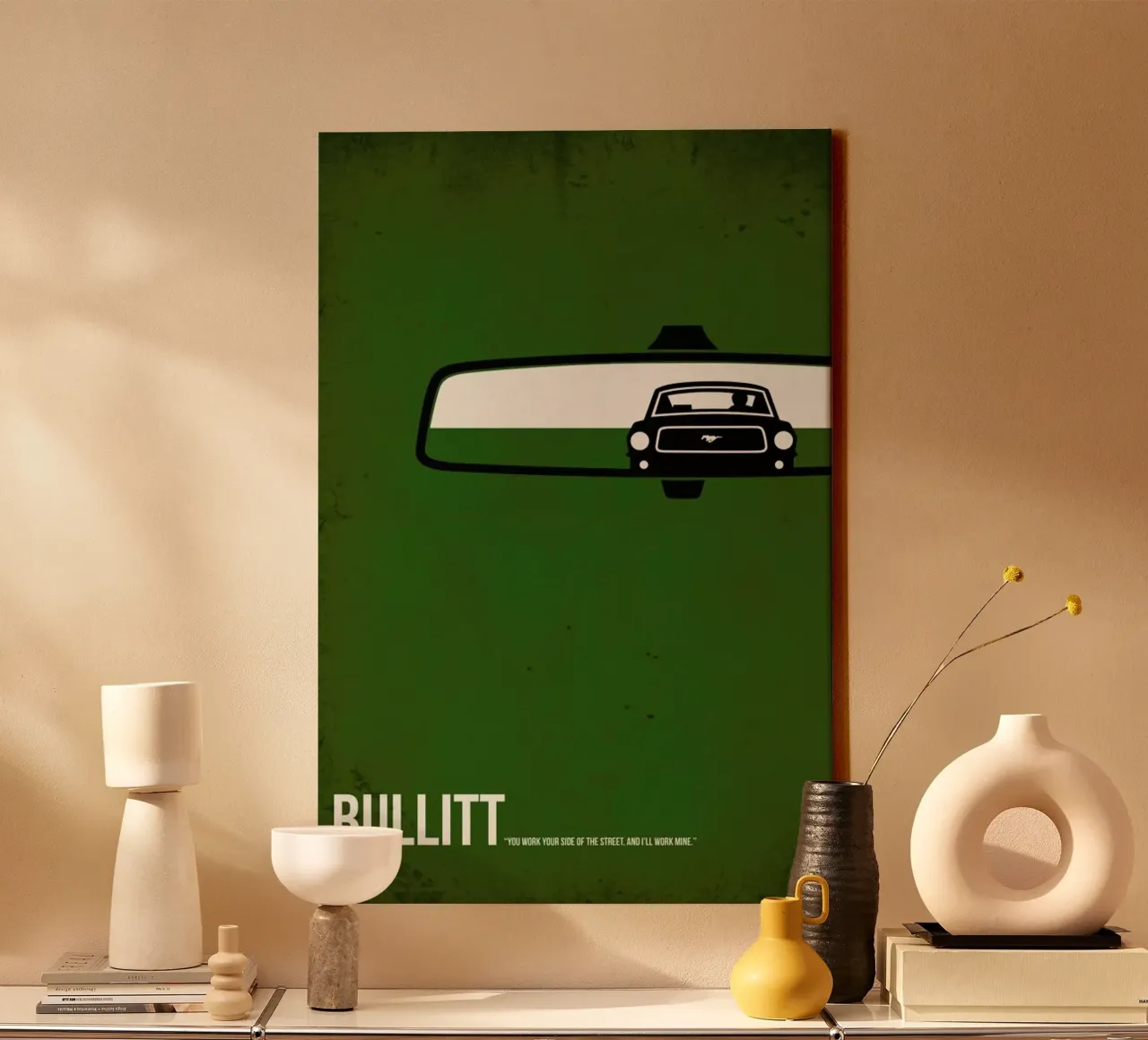 Bullitt tela con Cornice a cassetta da Naxart