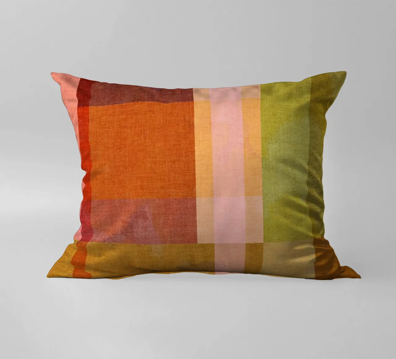 Plaid Bauhaus moderno n. 2 - Autunno audace e accogliente cuscino da Dominique Vari Abstract