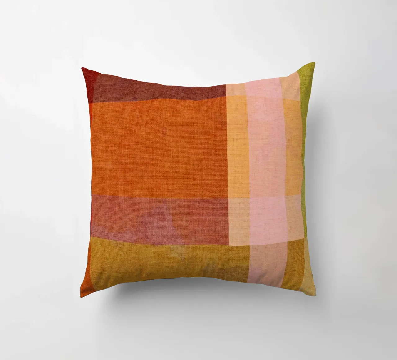Plaid Bauhaus moderno n. 2 - Autunno audace e accogliente cuscino da Dominique Vari Abstract