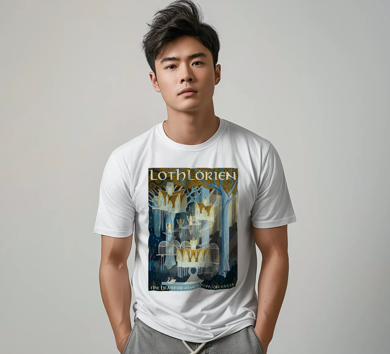 Lothlorien Das Herz des Elbentums auf Erden T-Shirt von Junkie Movie