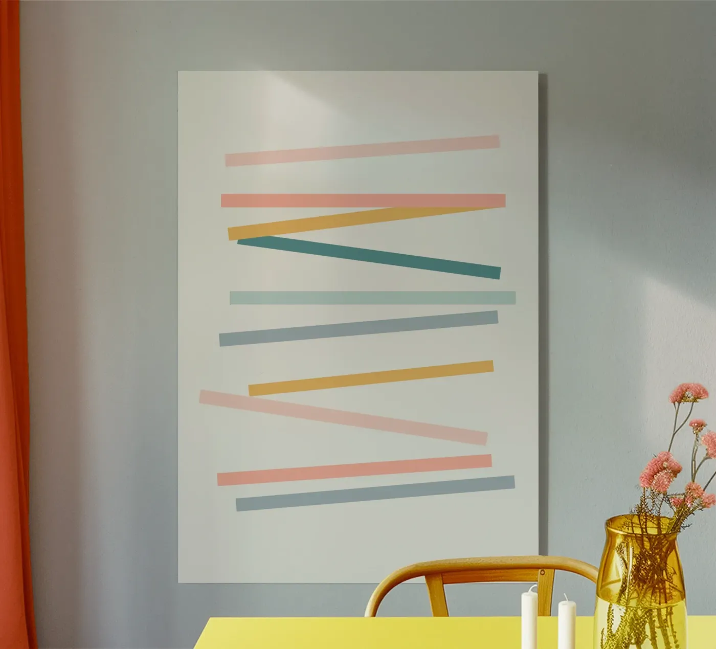 Sticks acryl van Rose Beck Art