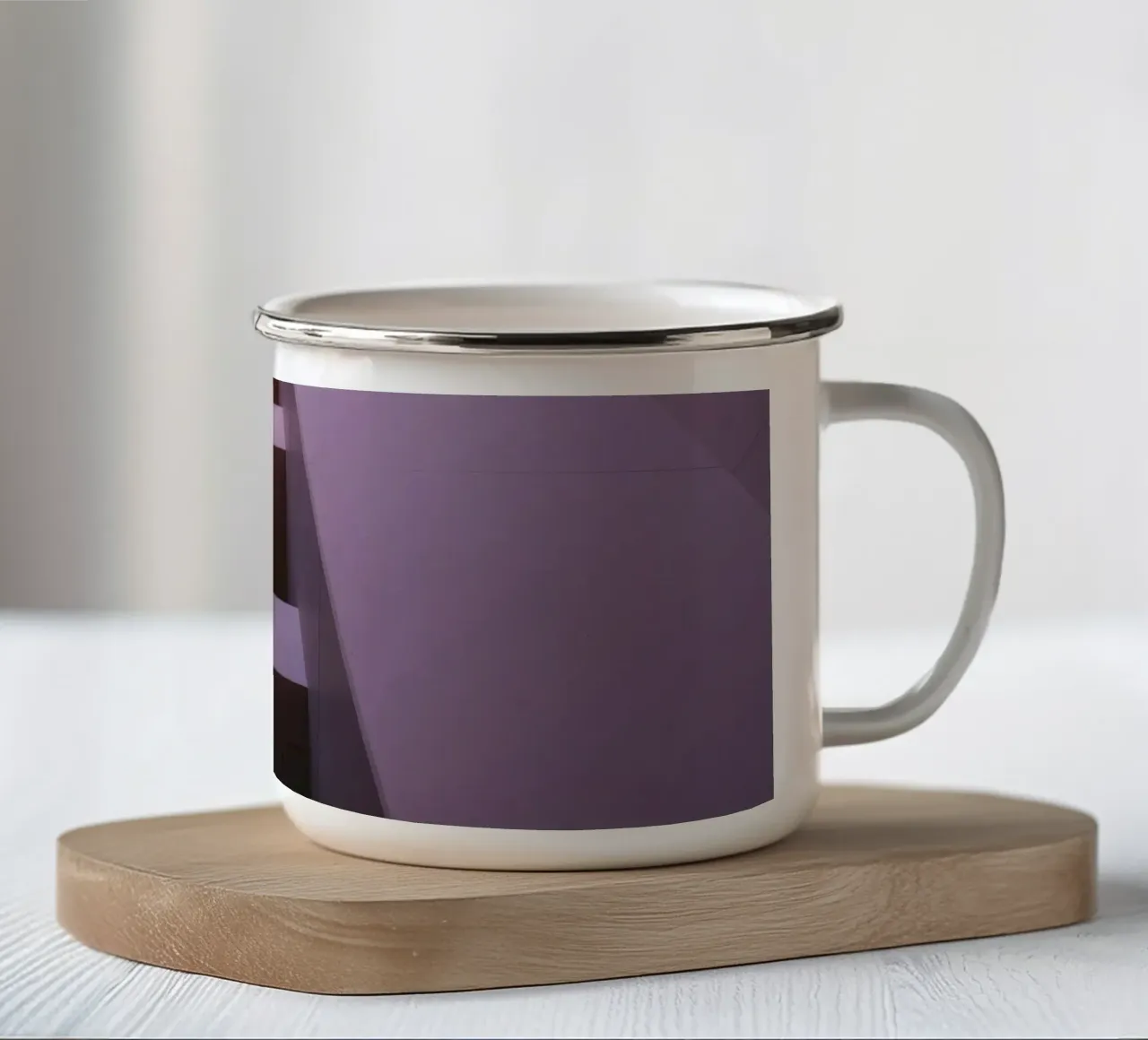 Unique architectural perspective of colorful building enamel mug by DesignDoodle