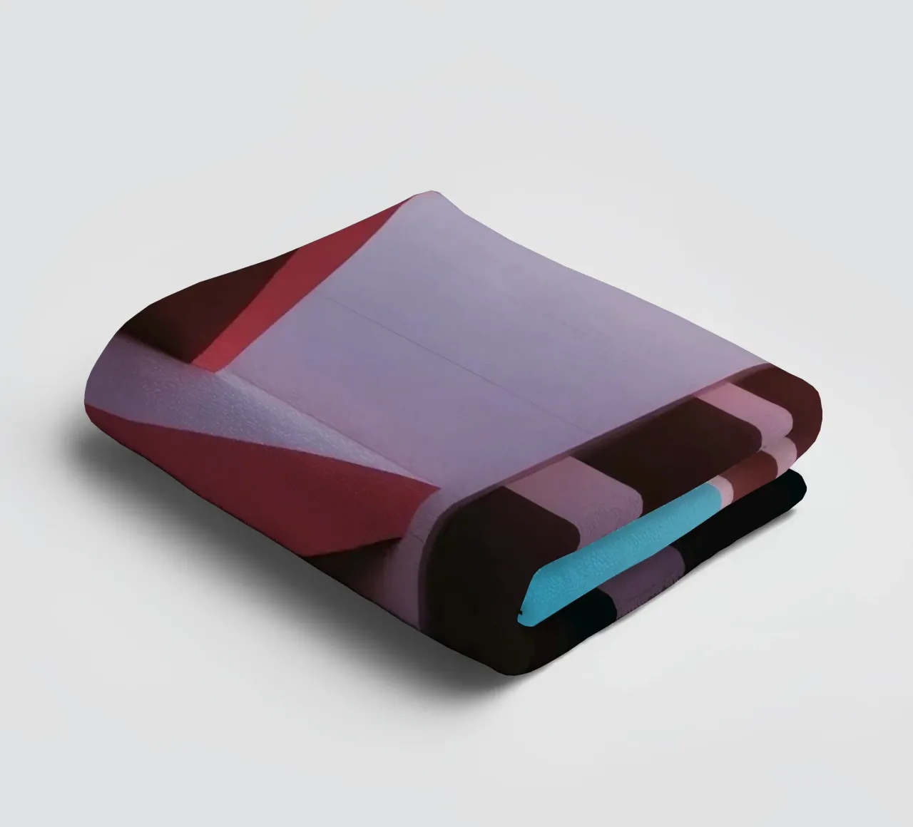 Unique architectural perspective of colorful building towel by DesignDoodle