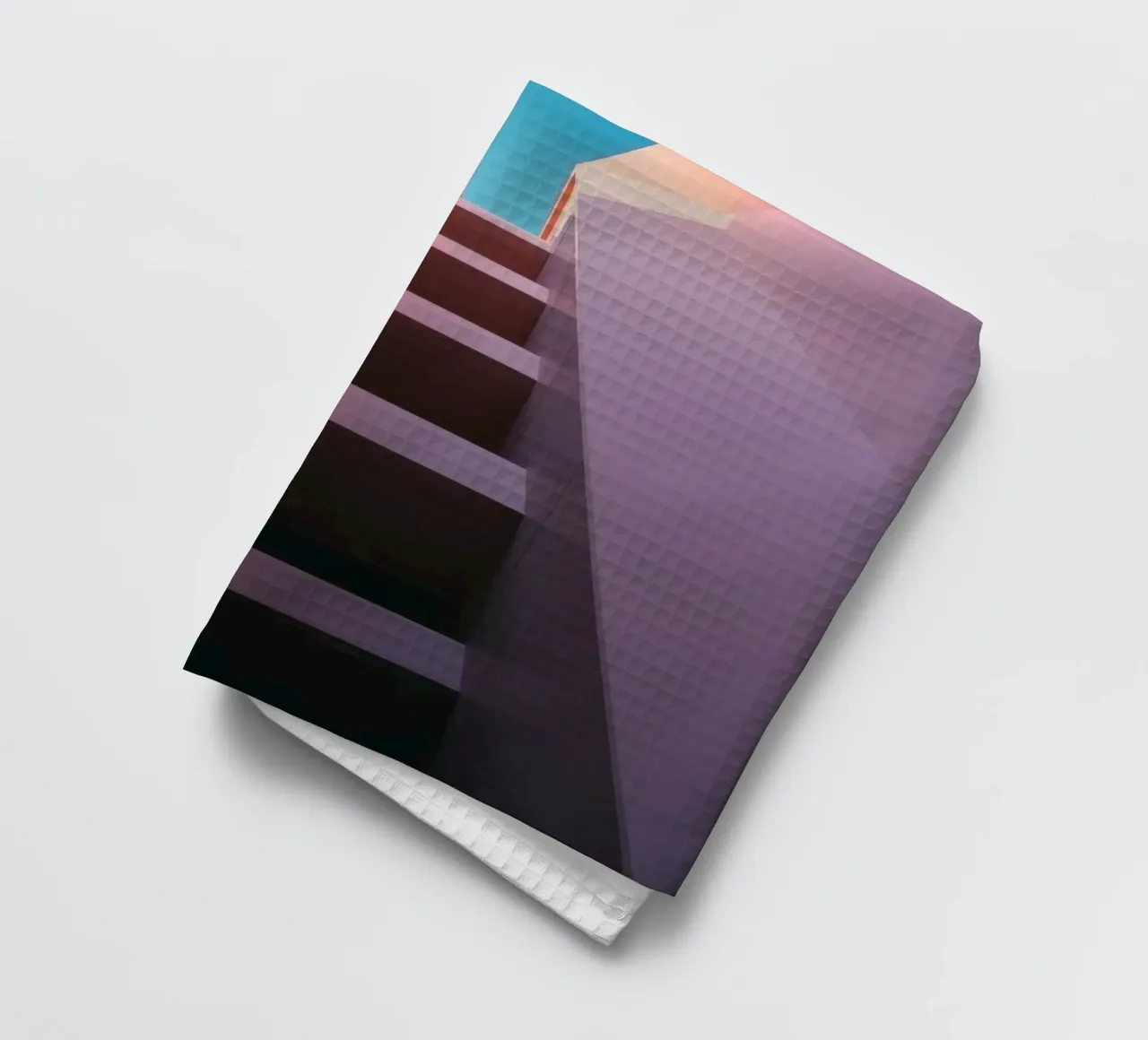 Perspective architecturale unique d'un bâtiment coloré torchon de DesignDoodle