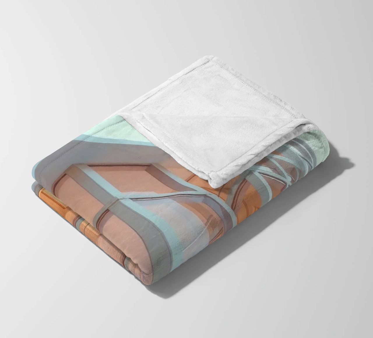 Modern architectural design with spacious open areas and fleece blanket by DesignDoodle