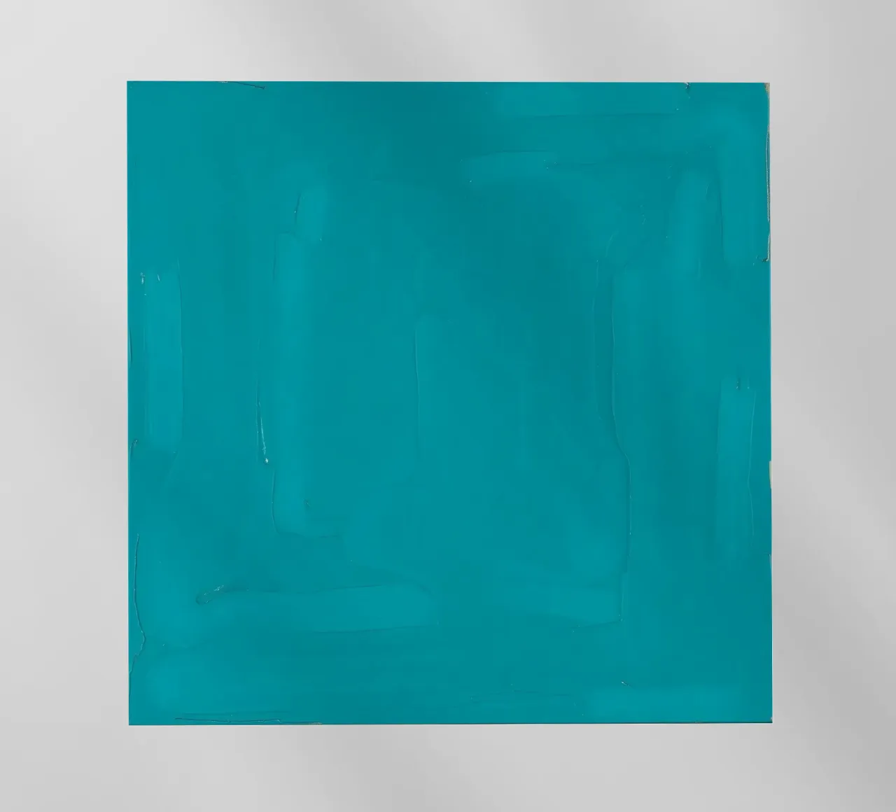 opera d'arte turchese con pennellate astratte pellicola backlit da DesignDoodle
