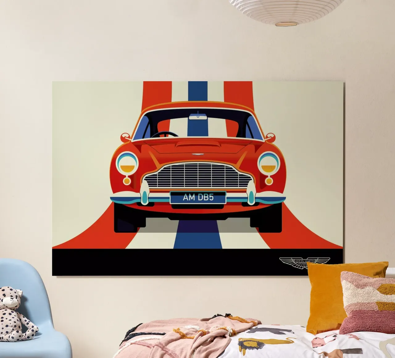 Aston Martin poster con telaio in alluminio da Bo Lundberg