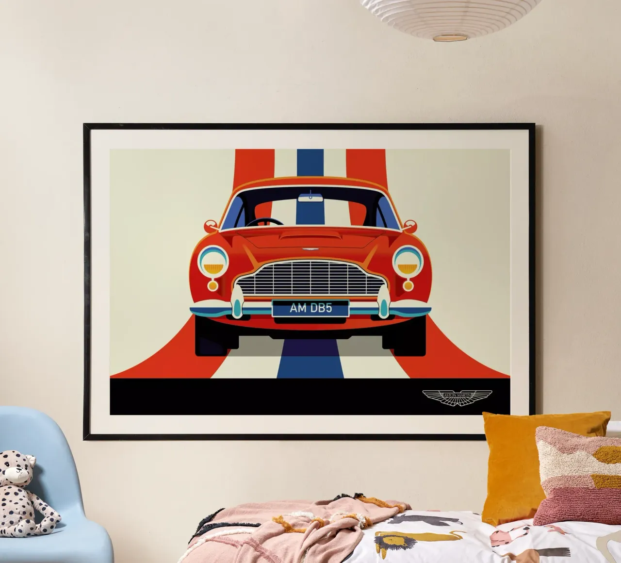 Aston Martin poster con telaio in alluminio da Bo Lundberg