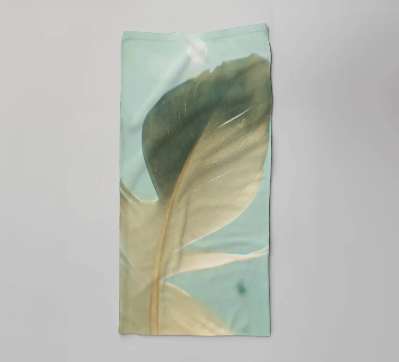 Grey Feather towel by Cassia Beck Photography